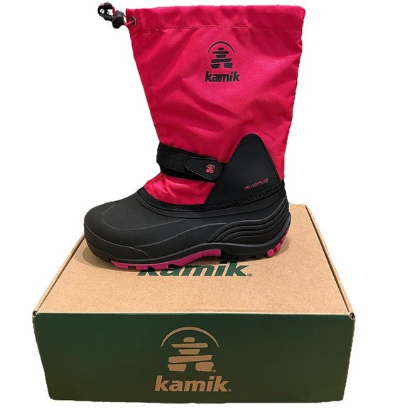 Kamik Shoes - Kamik Kid's Waterbug 5 Insulated Winter Boots Rose Pink New